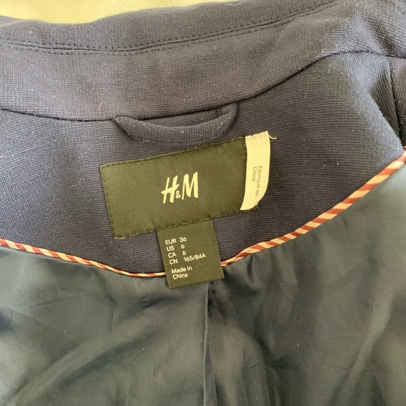 H&M Navy Blazer - Picture 3 of 3